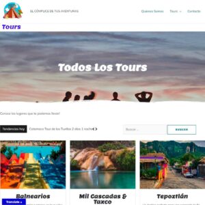 Creacion de Pagina Web para Viajes