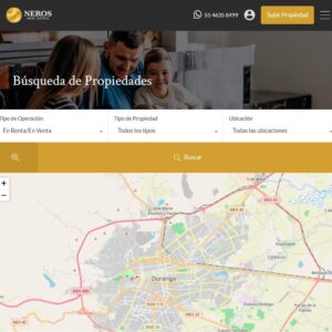 Diseño de Pagina Web para Inmobiliaria