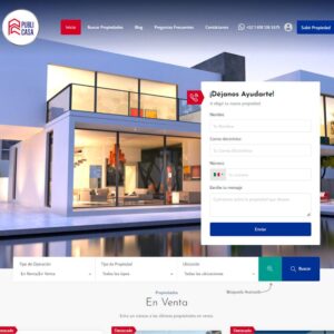 Creacion de Pagina Web para Inmobiliaria